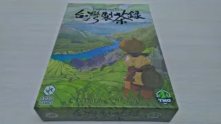 Formosa Tea - Распаковка настольной игры / Formosa Tea Board Game Unboxing