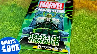 Marvel Champions TRICKSTER TAKEOVER Scenario Pack Unboxing