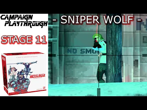 Metal Gear Solid: The Boardgame | Stage 11 | Sniper Wolf Boss Battle