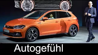 All-new VW Volkswagen Polo R-Line & GTI Premiere & Design presentation neu 2018