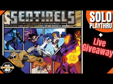Sentinels of the Multiverse: Definitive Ed | Solo Playthrough + Live Giveaway!!