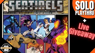 Sentinels of the Multiverse: Definitive Ed | Solo Playthrough + Live Giveaway!!