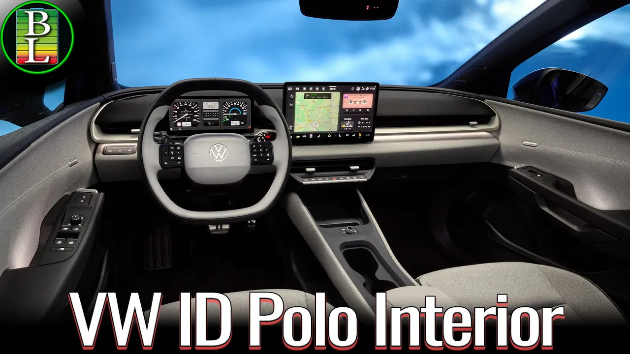 VW ID. Polo Interior Revealed! Real Buttons Are Back, New Screens & One-Pedal Drive