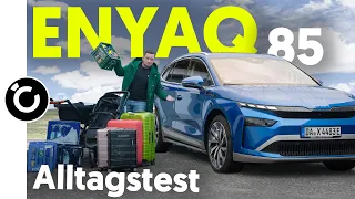 Skoda ENYAQ 85 Alltagstest - Verbrauch, Reichweite, Familie