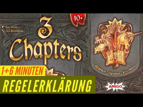 3 Chapters Regeln Anleitung Erklärung Kartenspiel Stichspiel Amigo 2024