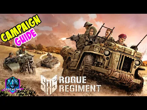 SAS Rogue Regiment - Kickstarter - Stealth Tactical Combat - Thoughts and Opinions