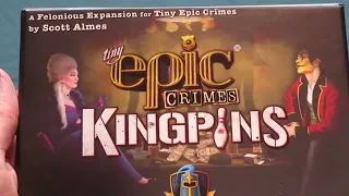 Unboxing Kingpins (Tiny Epic Crimes Expansion)