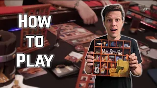 Learn how to fill your shelves with cats and trophies in My Shelfie (How to Play Board Games)