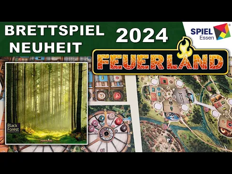 Brettspiel Black Forest Feuerland Spiele Neuheit zur Spiel 2024 Kurzüberblick & Fazit Uwe Rosenberg
