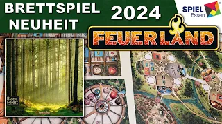 Brettspiel Black Forest Feuerland Spiele Neuheit zur Spiel 2024 Kurzüberblick & Fazit Uwe Rosenberg