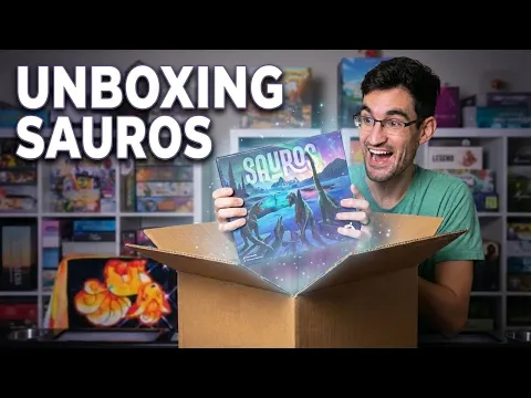 Unboxing Sauros Kickstarter Edition | Jake & Cierra React