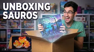 Unboxing Sauros Kickstarter Edition | Jake & Cierra React