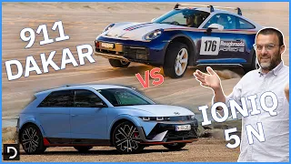 Off-road Showdown: Porsche 911 Dakar Vs Racy Hyundai Ioniq 5 N | Drive.com.au