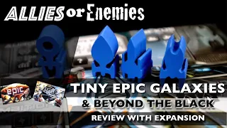 Tiny Epic Galaxies with Beyond the Black expansion - Board Game Review