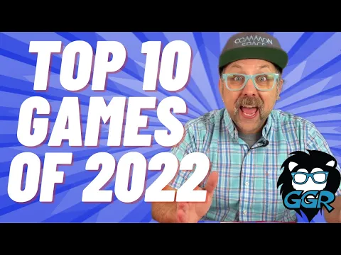 Top 10 Board Games of 2022 from Grant's Game Recs