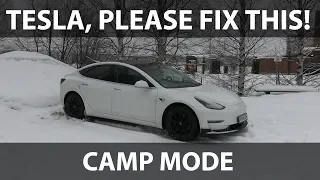 Tesla Model 3 Camp Mode uses high power