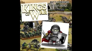 Battle Report ; We play Kings of War Kingdoms of men vs Salamanders