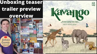 Kavango #teaser  #trailer  #preview  AmassGames #unboxing #tabletop #boardgame #overview #wingspan