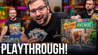 Were Quitting Board Games to Walk Dogs! Bark Avenue Board Game Playthrough!