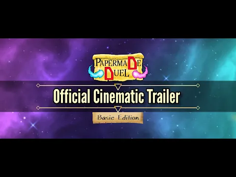 Papermade Duel Basic Edition - Official Cinematic Trailer. Flipaclip 12 FPS