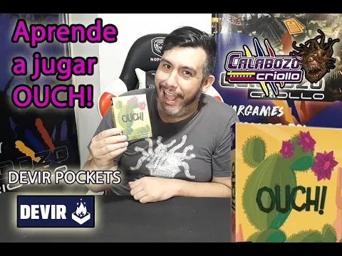 🌵💮🌵Conociendo Devir Pocket: OUCH! 🌵🌸🌵