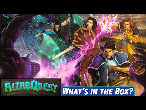 ALTAR QUEST Core Box Unboxing - Published by BLACKLIST GAMES