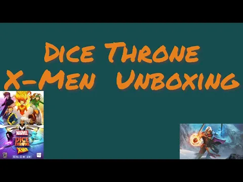 Xmen Dice Throne Unboxing