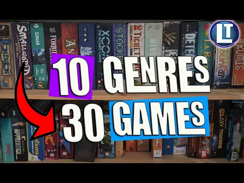 Top 10 BOARDGAMES by GENRE X3 in 2022