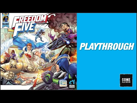 Freedom Five: A Sentinel Comics Board Game - Playthrough