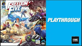 Freedom Five: A Sentinel Comics Board Game - Playthrough