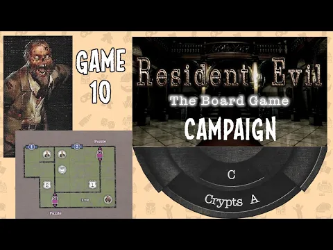 Crimson Head Prototype | Crypts A | Resident Evil the Board Game Campaign