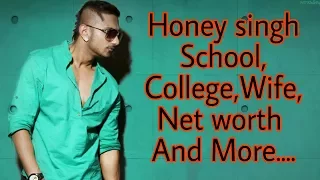 Yo Yo Honey Singh Wife,school,college,Height,salary,Net worth and more....