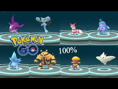MIS MEJORES SHINY DE LOS ÚLTIMOS EVENTOS! EVOLUCIÓN DE SNEASEL SHINY
100% [POKÉMON GO DAVIDPETIT]
