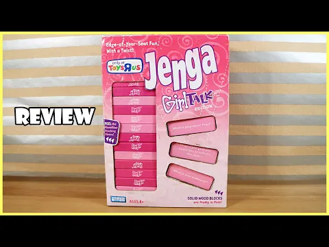 Jenga Girl Talk Edition Review! | Board Game Night
