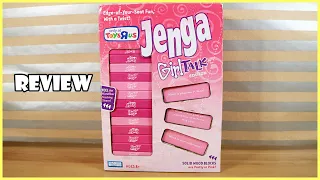 Jenga Girl Talk Edition Review! | Board Game Night