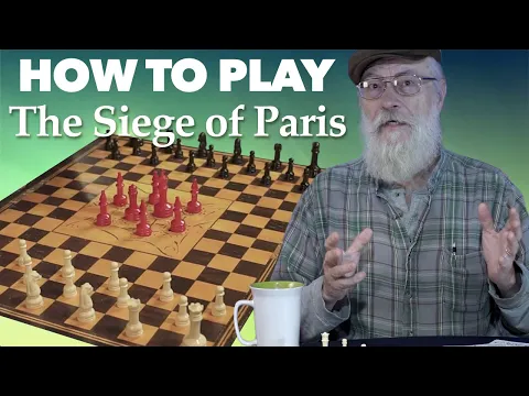 "Siege of Paris" - a three-player 150-year-old board game.