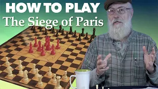 "Siege of Paris" - a three-player 150-year-old board game.