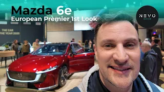 All-Electric Mazda 6e - European Premiere - 1st Look