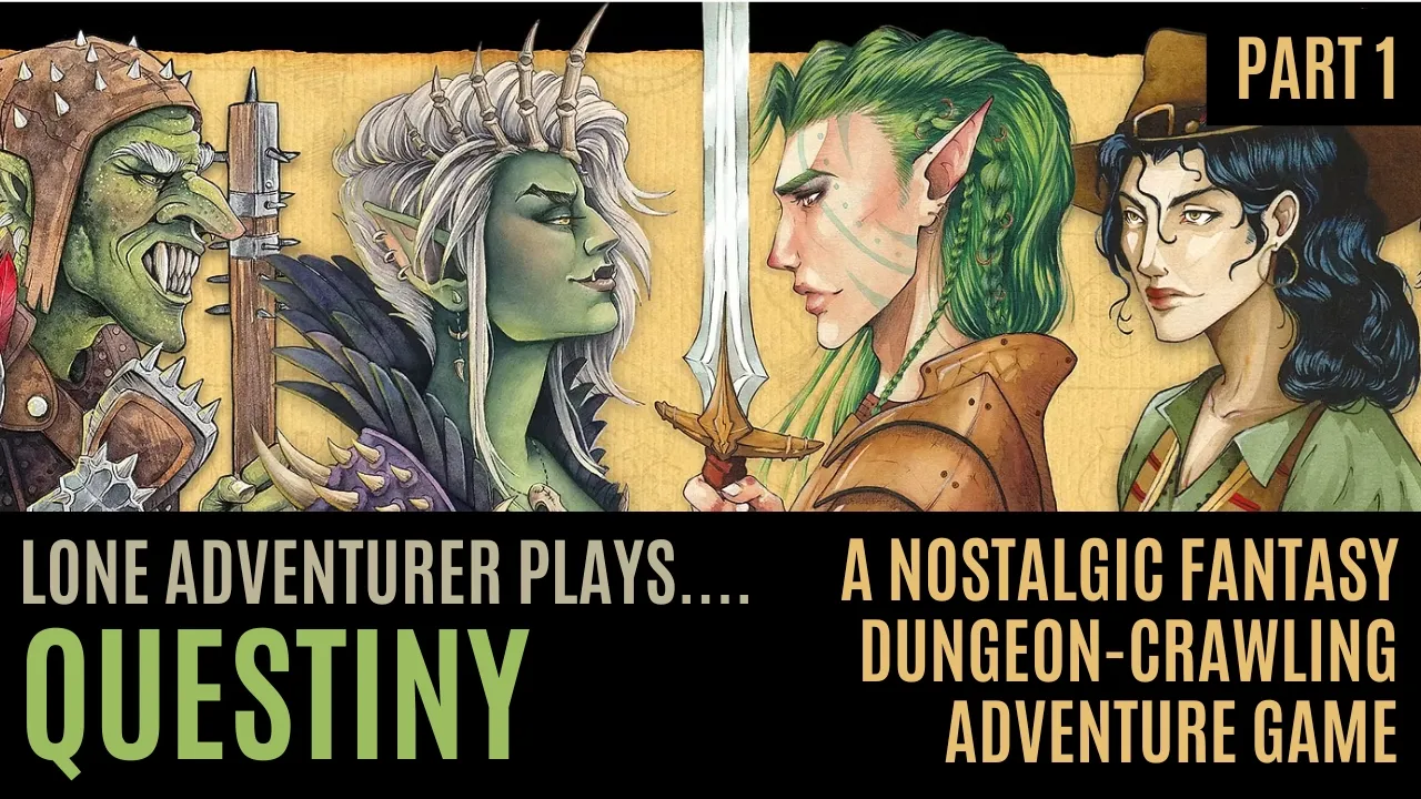 Questiny | A nostalgic fantasy dungeon-crawling adventure game | Part 1