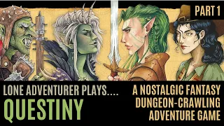 Questiny | A nostalgic fantasy dungeon-crawling adventure game | Part 1
