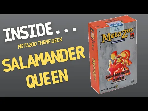 Inside…MetaZoo Cryptid Nation Theme Deck - Salamander Queen (4K 60fps)