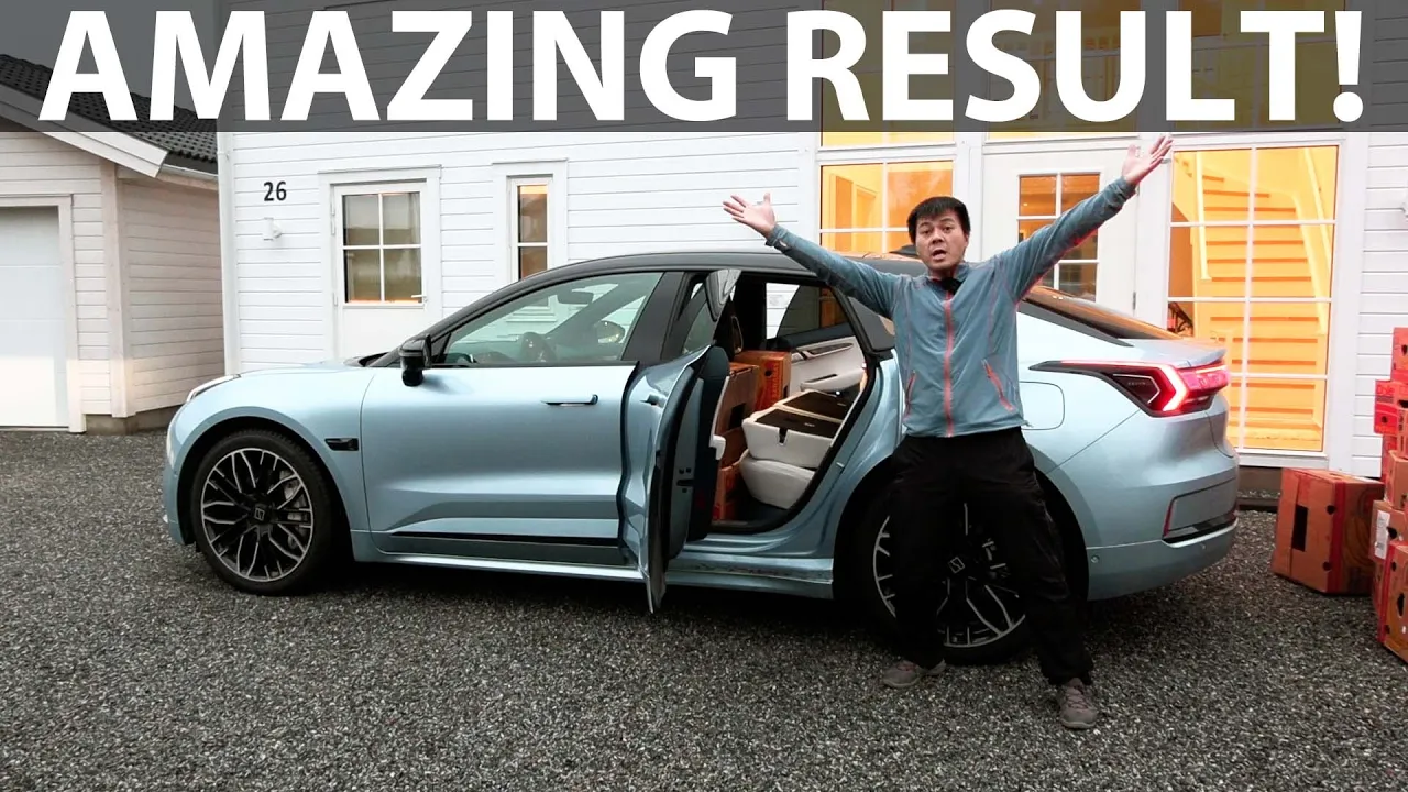 Zeekr 001 AWD banana box test