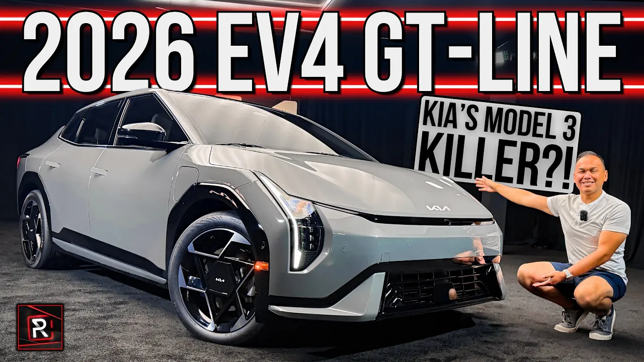 The 2026 Kia EV4 GT-Line Is A Distinctively Styled Electric Sedan For The Masses