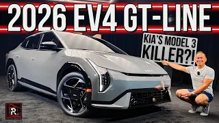 The 2026 Kia EV4 GT-Line Is A Distinctively Styled Electric Sedan For The Masses