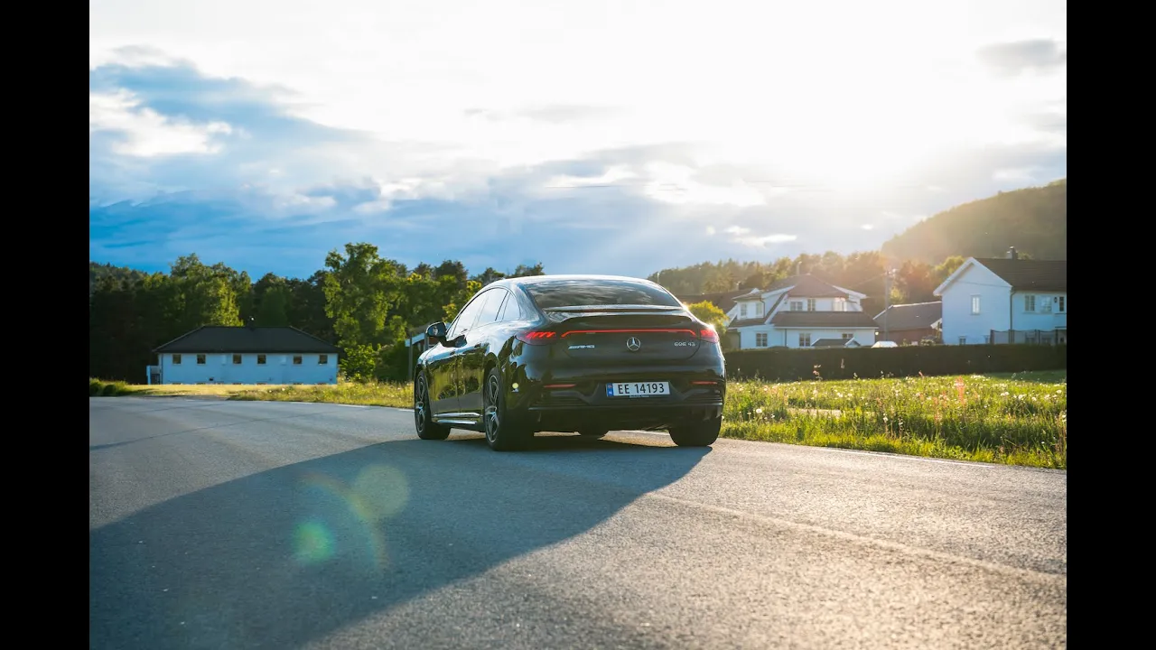 Mercedes AMG EQE 43 4MATIC - visning for pressen, og kort test