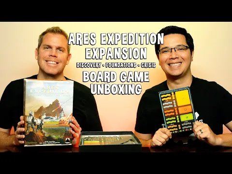 Unboxing Terraforming Mars Ares Expedition Expansions