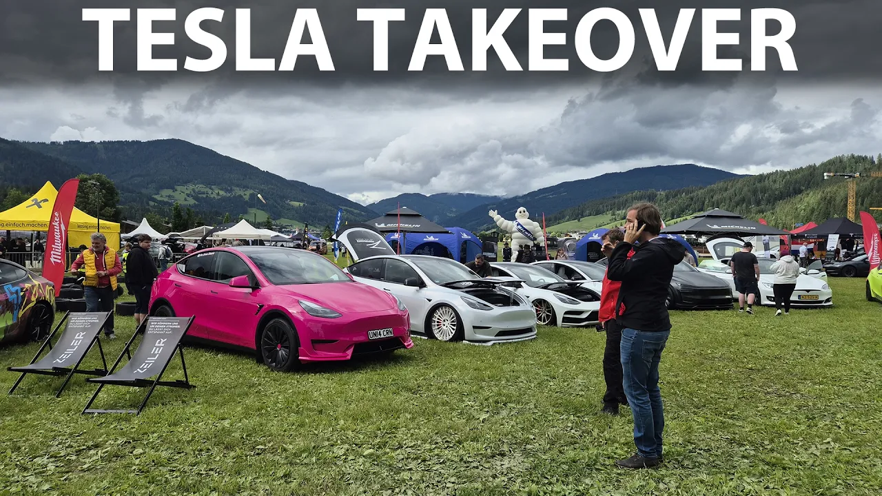 Trip to Tesla Takeover in Flachau 2026 part 2
