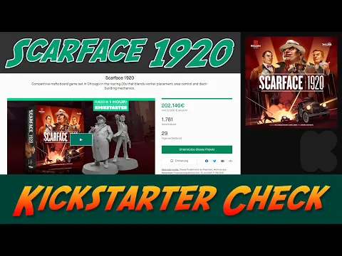 Scarface 1920 - Kickstarter Check (Redzen Games)