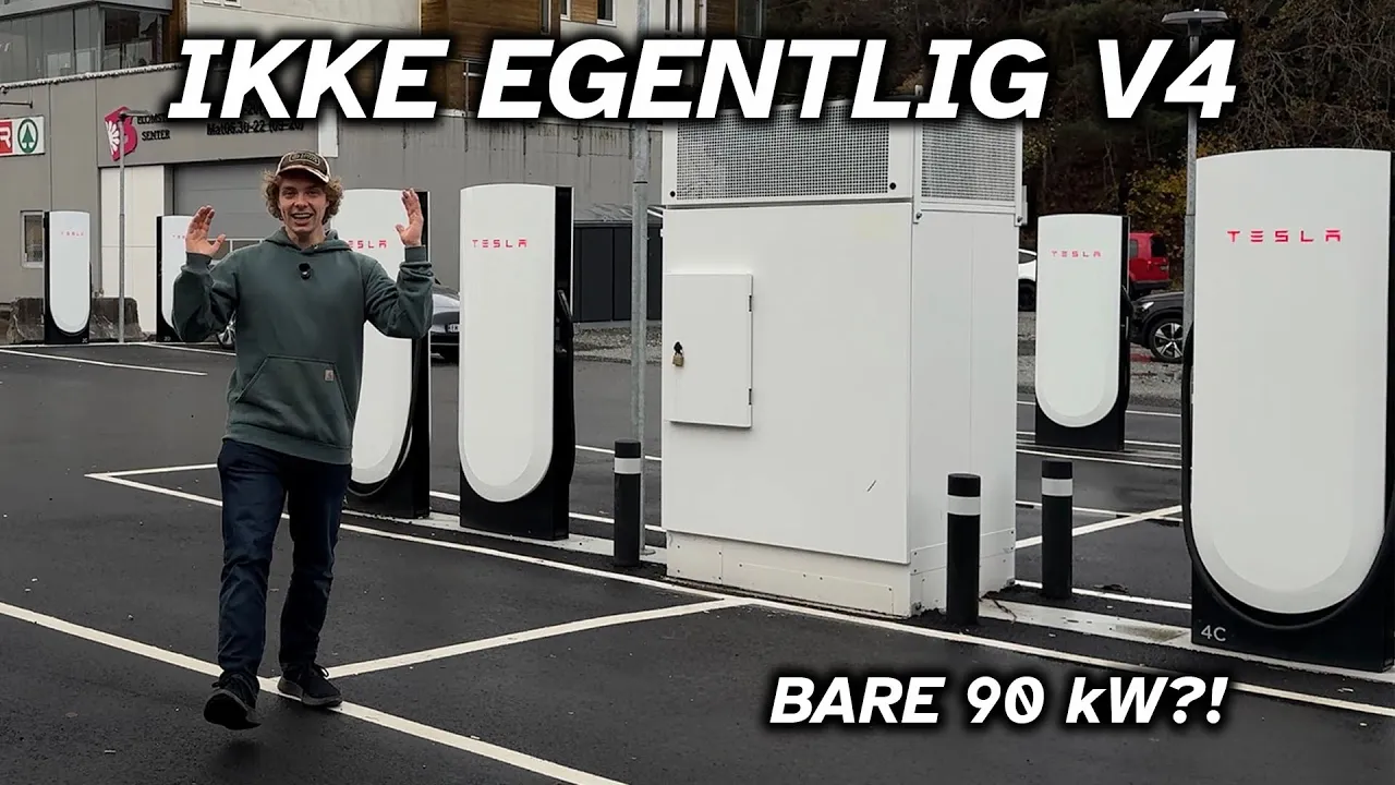 V4 Superchargers er IKKE raskere enn V3 og er de egentlig 250 kW?