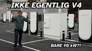 V4 Superchargers er IKKE raskere enn V3 og er de egentlig 250 kW?